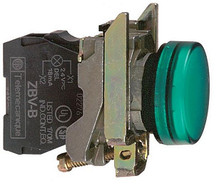 Сигн. лампа22мм 24в зеленая atex Schneider Electric. Вид 1