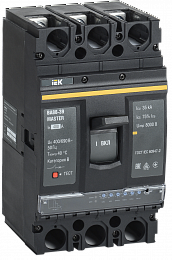 ВА88-39 3Р 400А Автоматический выключатель 3-полюсный, 400А, 35кА с электронным расцепителем MASTER ИЭК. Вид 1