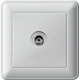 Розетка TV, в сборе (слоновая кость) Wessen 59 Schneider Electric. Вид 1