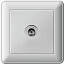 Розетка TV, в сборе (слоновая кость) Wessen 59 Schneider Electric. Вид 1.