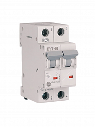 194777 HL-C63/2 Автоматический выключатель 2-полюсный, 63А, 4,5kA (хар-ка C) Eaton. Вид 1