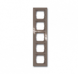 1725-291-500 Рамка 5-постовая, серия axcent, цвет entr?e-grey ABB. Вид 1