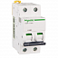 iC65N 2P 50A Автоматический выключатель 2-полюсный, 50А, 6кА (хар-ка B) Schneider Electric. Вид 1.