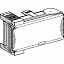 Отводной блок 80а для предохр. bs88a1 Schneider Electric. Вид 1.