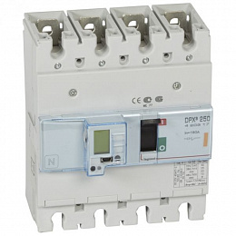 DPX3 250 Термо-магнитный 4-полюсный автомат 160А, 25kA Legrand. Вид 1
