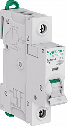 Автоматический выключатель 1-полюсный, 2A, 10kA (хар-ка B) Systeme9 Systeme Electric. Вид 1