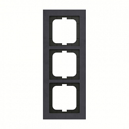 1723-248 Рамка 3-постовая, Axcent, richlite синий ABB. Вид 1