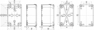 Пласт.коробка 192x121x87 pk-ul ip66 Schneider Electric. Вид 1