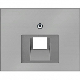 Накладка для розетки UAE (нержавеющая сталь) K.5 Berker. Вид 1