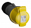 Розетка кабельная easy&safe 316ec4,16а,3p+e,ip44,4ч ABB. Вид 1.