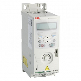 ACS150-01E-04A7-2 Преобразователь частоты 0.75 кВт, 220В, 1 фаза, IP20 (с панелью управления) ABB. Вид 1
