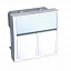 Лиц.плата altira 2мод 1xkeystone ral9003 Schneider Electric. Вид 1.