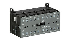 VВ 6-30-10 Реверсивный миниконтактор 3-х полюсный 9A 220В AC ABB. Вид 1