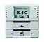 6128/28-83-500 Терморегулятор KNX с дисплеем и сенсором, 2/4-клавишный, серебристый алюминий ABB. Вид 1.