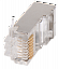 Разъём RJ-45 FTP для кабеля кат. 5Е GENERICA ИЭК. Вид 1.