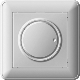 Светорегулятор поворотный, 300Вт, 230В, в сборе (слоновая кость) Wessen 59 Schneider Electric. Вид 1
