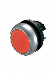 216925 M22-DL-R Головка кнопки с подсветкой, без фиксации, красный Eaton. Вид 1