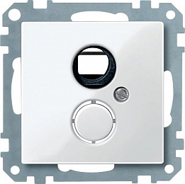 Центральная плата для мех-ов din 41524, qf sm (полярный белый) Merten Schneider Electric. Вид 1
