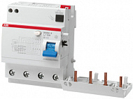 DDA204 A 63/1000 Блок дифференциального тока 4-полюсный, 63А, 1000mA, тип A ABB