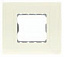 2771_4 BA Рамка с суппортом 1 пост Restylo белая   ABB. Вид 1.