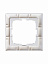 2511-94-507 Рамка 1-постовая с декоративной накладкой (альпийский белый) Basic55 ABB. Вид 3.