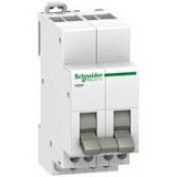 iSSW Переключатель 3-поз. I-0-II на DIN-рейку 20А 2ПК 250В AC Schneider Electric