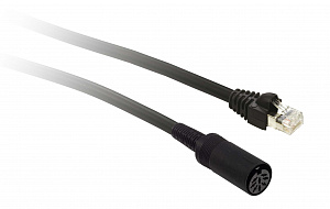 Кабель плк (mini-din - rj45) <-> xbt Schneider Electric. Вид 1