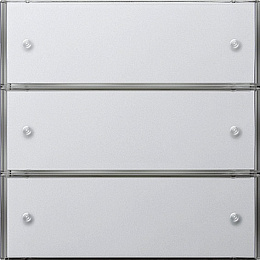 Сенсорный выключатель KNX 3 Basis 3 мест Gira. Вид 1
