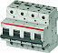 S804S UC B16 Автоматический выключатель 4-полюсный, 16А, Icu=50kA (хар-ка B) ABB. Вид 1.