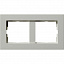 Рамка 2-постовая (белый глянцевый) E22 Gira. Вид 1.