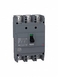 Термо-магнитный 3-х полюсный автомат 160А 25kA, подключение под шину Schneider Electric. Вид 1