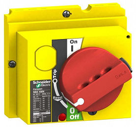 Красн/желт поворотная рукоятка (100-250) Schneider Electric. Вид 1