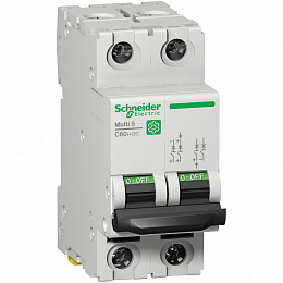 Автоматический выключатель C60H-DC 2-полюсный 25A K Schneider Electric. Вид 1