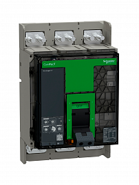 NS630bH Автоматический выключатель 3-полюсный, 630А, MIC 5.0, 70 kA Schneider Electric. Вид 1