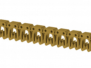 Маркировка кабеля KE1 (0,75.....1,5mm2) "D" (1уп.-200шт) Klemsan. Вид 1