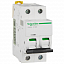 iC65N 2P 50А Автоматический выключатель 2-полюсный, 50А, 6кА (хар-ка C) Schneider Electric. Вид 1.