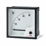VLM-1-600/72 Вольтметр щитовой, шкала 0-600V, фланец 72мм ABB