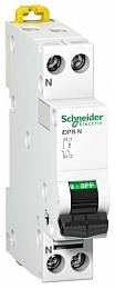 iC40N Автоматический выключатель 1P+N, 1А, 6кА (хар-ка C) Schneider Electric. Вид 1