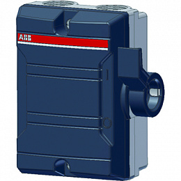 Выкл в боксе упр сбоку 2р 40А IP65 BW240 DP ABB. Вид 1