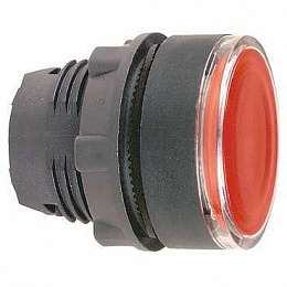 Кнопка красная, без фиксации, 22мм, 1Н.З. Schneider Electric. Вид 1