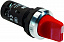 C3SS1-30R-20 Переключатель 3-х позиционный красный 2НО с фиксацией ABB. Вид 2.