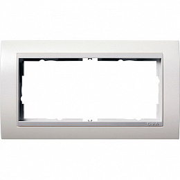 Рамка 2-постовая (белый матовый) Event Gira. Вид 1