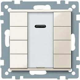 Sm,4 кн. выкл plus с ик-прм, беж.бл Schneider Electric. Вид 1