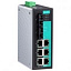 8-портовый управляемый коммутатор: 6х10/100 BaseT Ethernet, 2х100BaseFX, -40...+75С MOXA. Вид 1.