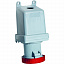 3125 RS4W Розетка для монтажа на поверхность 3125RS4W, 125A, 3P+E, IP67, 4ч ABB. Вид 1.