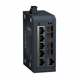 Коммутатор неуправляемый Modicon, 6TX/2FX-MM Schneider Electric. Вид 1