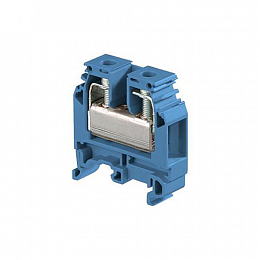 M16/12.N Клеммник винтовой до 16 мм² на DIN-рейку (синий) TYCO. Вид 1