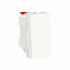 Выключатель 1-клавишный, сх.1, 10AX, 250В, 1 модуль (белый) Unica Modular Schneider Electric. Вид 1.