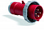 316 P10W Вилка кабельная 316P10W, 16А, 3P+E, IP67, 10ч ABB. Вид 1.