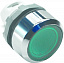 MP1-21G Кнопка зелёная с подсветкой без фиксации (только корпус) ABB. Вид 1.